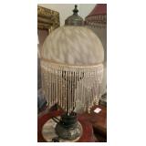 lamp with glass shade