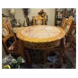 30ï¿½ tall 42ï¿½ diameterTable and 4 Chairs