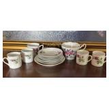 Assorted china 12 pieces