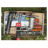 flat of misc tools