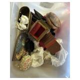 lot of jewelry boxes various conditions