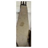 Wooden ironing board with wood legs