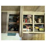 Contents of cabinet
