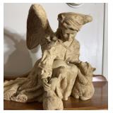 gaurdian angel sculpture - very heavy