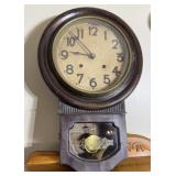 1930s Corona USA key winding clock with key