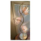 40ï¿½ tall Light Pink Lotus Lamp