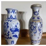 Chinese painted vases