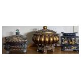 3 trinket boxes