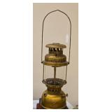 Aida Brass lantern approx 15 inches tall missing