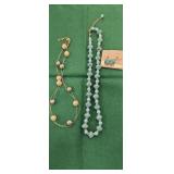Costume necklaces and 1 pair of earrings