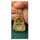 Sophie necklace watch