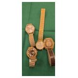 3 mens times watches and a JF quartz watch