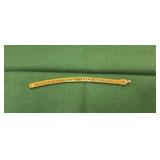 Ladys Bracelette silver or gold toned reversible
