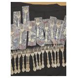 26 Gorham Sterling Forks 10 in original bags