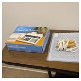 Sink mats, desk calculator and a jump rope