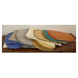 Large collection of placemats
