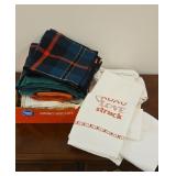 Dish towels and napkins