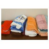 Big group of hand towels