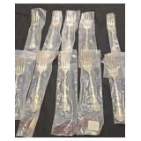 10 Dinner Forks by Gorham Sterling Silver all 10