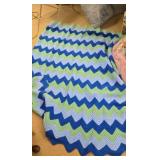 Approx full size hand made coverlet