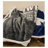 Pair of get well soon throws