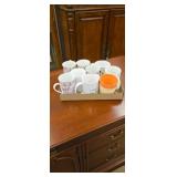 Group of coffee cups