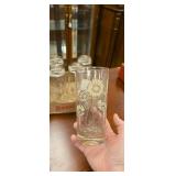 Set of pretty floral glasses