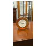 Thick glass clock