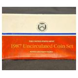 1987 Uncirculated Coin Set
