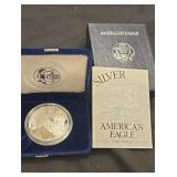 1996 silver one ounce proof silver buillion coin