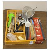 Fire extinguisher and other kitchen utensils