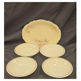 Homer Laughlin Virginia Rose serving tray and