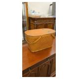 Vintage picnic basket