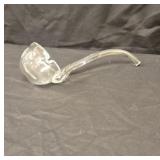 Pretty glass ladle approx 6.5 inches long