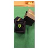 Stauer Helenite ring size 8 stone is 6.5 ctw