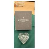 Waterford crystal heart in box