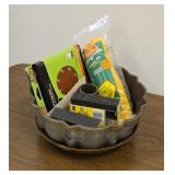 Bundt pan and contents