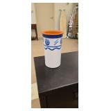 Portugal made terracotta coated vase