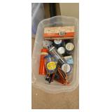 Fasteners jumper cables and more garage items in
