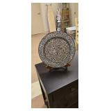 Decorative wooden plate