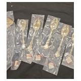 4 Gorham Sterling Table Spoons and 2 serving