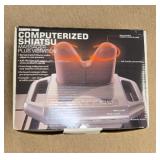 Computerized shiatsu massager plus vibration