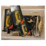 Tote of windows locks and brass hardware