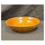 Jug town pottery bowl approx 9.5 inches diameter