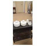 4 piece set of cream & sugar and storage bowls