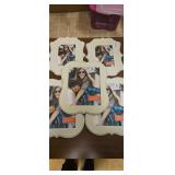 5 picture frames 2 5X7 and Three 8X 10