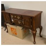 Buffet table has missing handle hardware Approx
