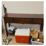 Sofa table approx size is 30 inches tall X 52