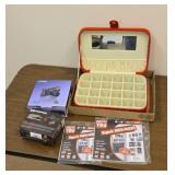 Binoculars, camera & jewelry box