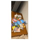 Vacuum bags, books, masks, elephant knobs and
